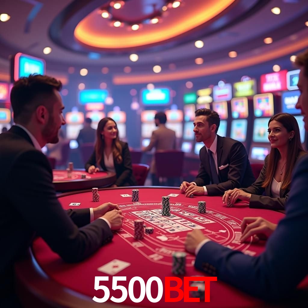 Mesa de Blackjack 5500bet